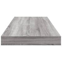 Wandschappen 4 st 60x10x1,5 cm bewerkt hout grijs sonoma eiken - thumbnail