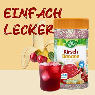 King George getrank kers & banaan (12x 400gr)