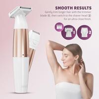 Wahl Trim & Shave Bikini Trimmer Parelmoer/Goud - thumbnail