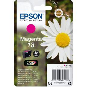 Epson C13T18034022 3.3ml 180pagina's Magenta inktcartridge
