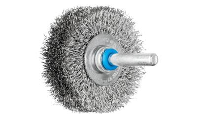 PFERD TOOLS POS ronde borstel ongetordeerd RBU Ø 50 x 15 mm schacht-Ø 6 mm Ø roestvrijstalen draad 0,20 POS RBU 5015/6 INOX 0,20 43701014 10 stuk(s)