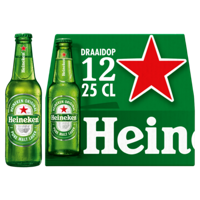 Heineken Premium Pilsener Bier Draaidop Fles 12 x 250ml bij Jumbo - thumbnail