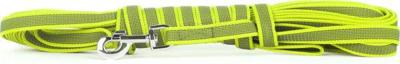 Lange lijn hond - Antislip - 20mm x 10m - Met handvat - Neon