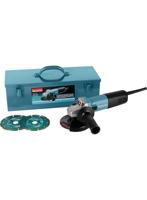 Makita 9558HNRGK3 Haakse slijper 125mm 230V in stalen koffer - thumbnail