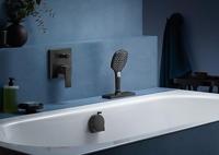Hansgrohe sBox afbouwdeel rechthoekig, Brushed Black Chrome - thumbnail