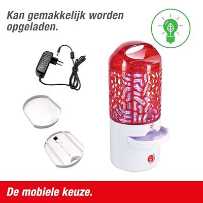 Swissinno Premium mobil 4W 1 244 001 Vliegenlamp UV-lamp, Stroomgaas 4 W Wit, Rood 1 stuk(s)