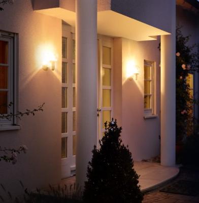 Steinel AUSSENLEUCHTE L 115 S WS 657413 Buitenlamp met bewegingsmelder (wand) LED E27 60 W Wit - thumbnail