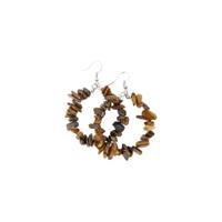 Oorbellen Tijgeroog Ring - thumbnail