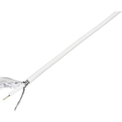 TRU COMPONENTS 1570973 Coaxkabel Buitendiameter: 6.60 mm RG6 /U 75 Ω 120 dB Wit 10 m