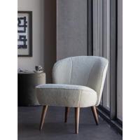 WOOOD Fauteuil 'Sara' Teddy, kleur Off White - thumbnail