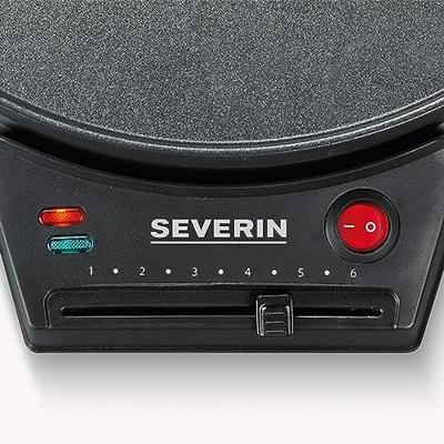Severin CM 2198 Crêpe maker Met handmatige temperatuursinstelling Zwart