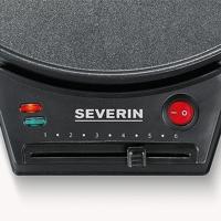 Pannenkoekenmaker Severin CM 2198 1000 W Ø 30 cm Zwart - thumbnail