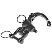 Non-stop dogwear® Snelsluiting Karabijnhaak Quick Release Snap Hook, grey - thumbnail