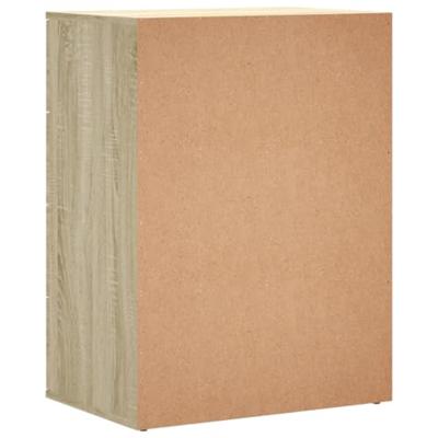 Dressoir 60x39x80 cm bewerkt hout sonoma eikenkleurig Dressoir 60x39x80 cm bewerkt hout sonoma eikenkleurig
