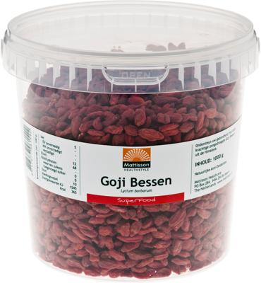 Mattisson HealthStyle Goji Bessen Gedroogd Mattisson HealthStyle Goji Bessen Gedroogd