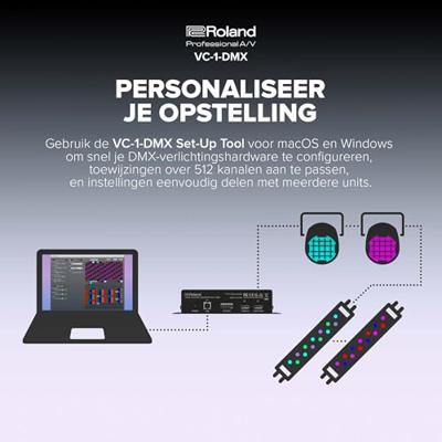 Roland VC-1-DMX lichtshow-generator
