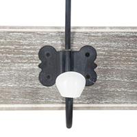 Wandkapstok 5five Simply Smart Zwart Hout 60 x 20 cm - thumbnail