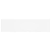 Wandschappen 4 st 40x10x1,5 cm bewerkt hout wit - thumbnail