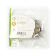 Netwerkconnector | RJ45 Male - Voor Stranded Cat6 U/FTP-Kabels | 10 Stuks | Metaal - thumbnail