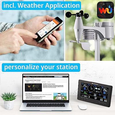 BRESSER WLAN ClearView weerstation met 7-in-1 Profi-sensor