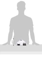 Alessi BARK for Christmas Sfeerlichtje Kerststal RVS - thumbnail