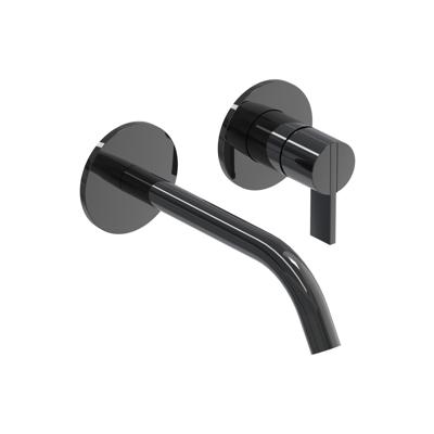 Inbouw Wastafelmengkraan IVY Pact 2-gats Coldstart Zwart Chroom PVD IVY