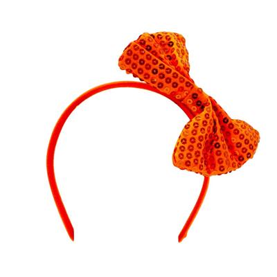 Oranje Tiara Met Strik Oranje Tiara Met Strik