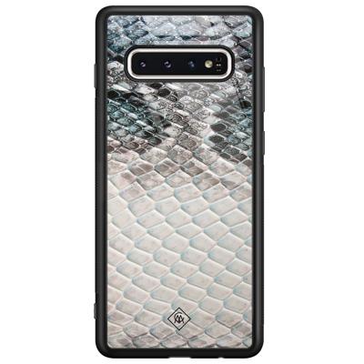 Samsung Galaxy S10 glazen hardcase - Oh my snake Samsung Galaxy S10 glazen hardcase - Oh my snake