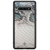 Samsung Galaxy S10 glazen hardcase - Oh my snake - thumbnail
