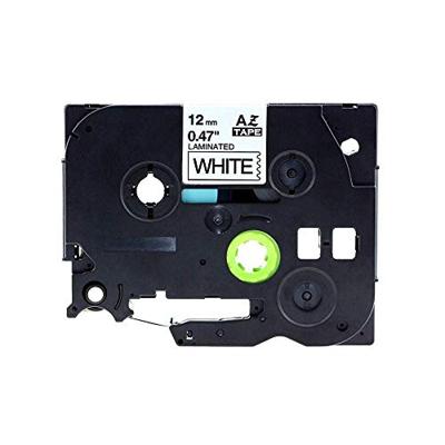 Rillprint compatible TZe tape voor Brother TZe-231, 12 mm, zwart op wit
