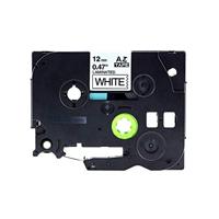 Rillprint compatible TZe tape voor Brother TZe-231, 12 mm, zwart op wit - thumbnail