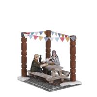 Outdoor dinner l10xw7,5xh9 cm kersthuisje Luville - Luville - thumbnail