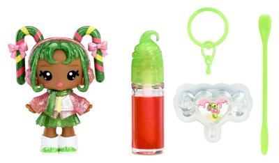 MGA Entertainment Yummiland pop - halle candy cane met lipgloss set
