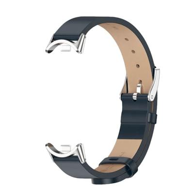 PU leren bandje - Donkerblauw - Xiaomi Smart Band 8 & 9 PU leren bandje - Donkerblauw - Xiaomi Smart Band 8 & 9