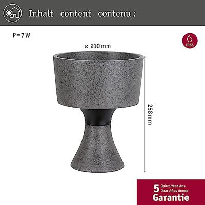 Paulmann 94503 Decoratieve lamp 7 W Zwart zandsteen