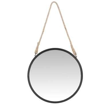 Spiegel Tess - zwart - 43 cm