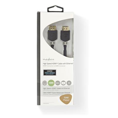 Nedis CVBW34000AT05 High Speed Hdmi-kabel Met Ethernet Hdmi-connector - Hdmi-connector 0,5 M Antraciet - thumbnail