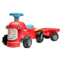FALK Looptractor Maurice met Trailer Rood - thumbnail