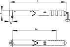 Gedore Momentsleutel CL 1/2" - 7685960 - thumbnail