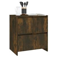 Dressoir 70x41x75 cm spaanplaat gerookt eikenkleurig - thumbnail