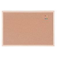 Bi-Office kurkbord met houten kader, ft 60 x 40 cm - thumbnail