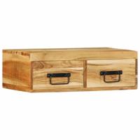 Tv-meubel wandmontage 60x30x19 cm massief acaciahout - thumbnail