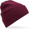Beechfield CB45N Organic Cotton Original Cuffed Beanie - Burgundy - One Size - thumbnail