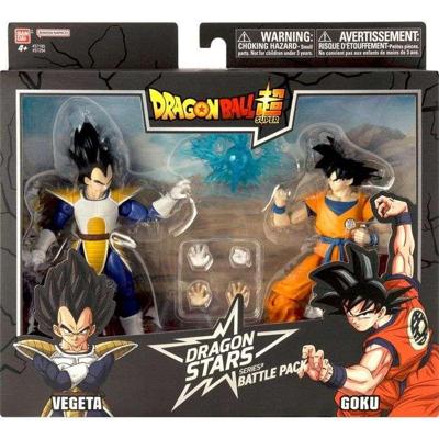Dragon Stars-figuurtjes 17 cm - BANDAI - Dragon Ball Super - Battle Pack - Goku vs Vegeta - Set van 2 figuurtjes Vegeta Goku Collectie