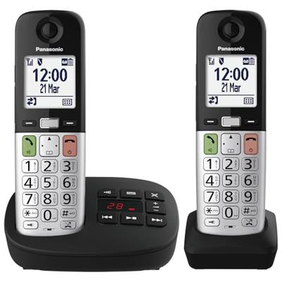 Panasonic KX-TGU432EXB Huistelefoon Zwart - thumbnail