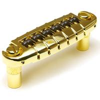 Graph Tech PS 8593 G0 ResoMax NW2 Wraparound Bridge met String Saver zadels (imperiale posten) - goud - thumbnail