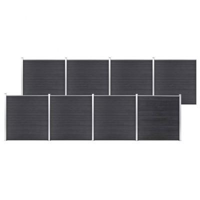 Schutting 1391x186 cm HKC grijs