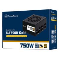 SilverStone da750r-gm gold, modulaire 750 watt voeding (zwart, 4x pcie) - thumbnail