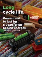 GP Recyko B421 Batterijlader + 4x AA 2100mAh - thumbnail