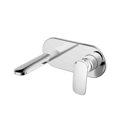 Wastafelmengkraan Inbouw Sapho Timea 1-hendel Uitloop Recht 19 cm Chroom Sapho